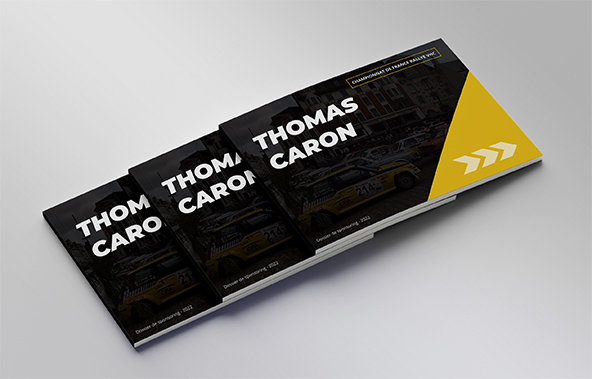 Dossier de sponsoring Thomas Caron