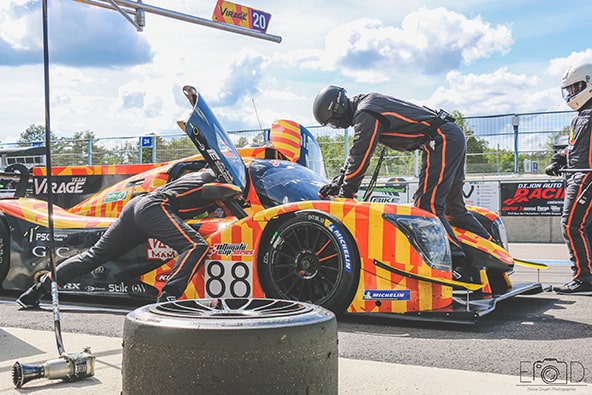 sports mécaniques, motorsport photography, photographie sportive, voiture de course, LMP3, écurie de course, endurance, Team Virage, pit-stop, European Le Mans Championship