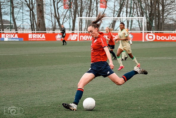 photographie sportive, LOSC, foot féminin, LOSC Filles, Bouckly